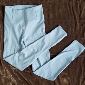 Girlfriend collective leggings, powder blue